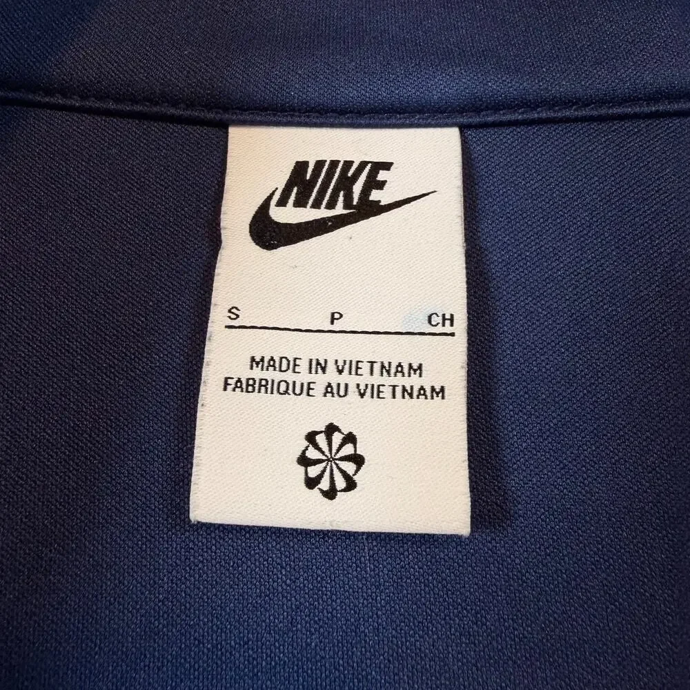 Nike Sportswear N98 Tribute Track Jacket Blue Full Zip Mens Size Small